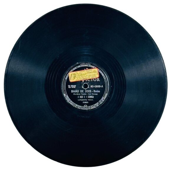 4 Ases E 1 Coringa - Baiao De Dois / Paraiba - 80-0698 RCA Victor - 78 RPM 10" - Picture 1 of 4
